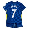 Officiële Voetbalshirt + Korte Broek Chelsea Kante 7 Thuis 2021-22 - Kids